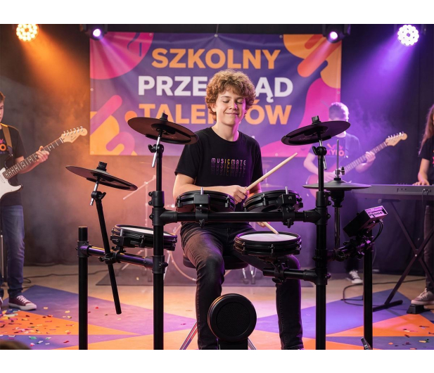 MusicMate Perkusja elektroniczna MM-DRM150 RhythmPro - 1588189 - zdjęcie 18